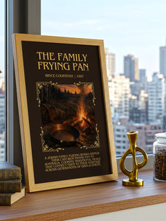 The Family Frying Pan Minimalist Book Poster by Bryce Courtenay – image 3