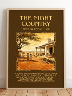 The Night Country Minimalist Book Poster by Bryce Courtenay – image 2