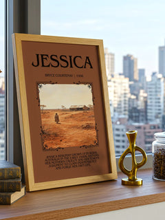 Jessica Minimalist Book Poster by Bryce Courtenay – image 3