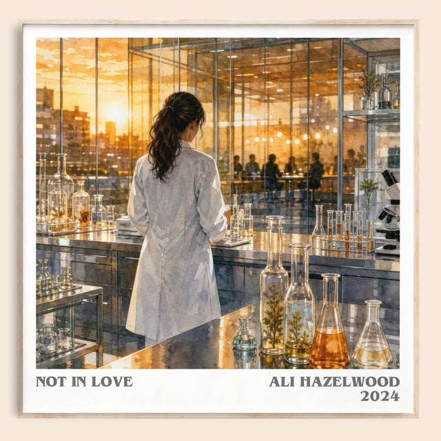 Not In Love Literary Art Print by Ali Hazelwood
