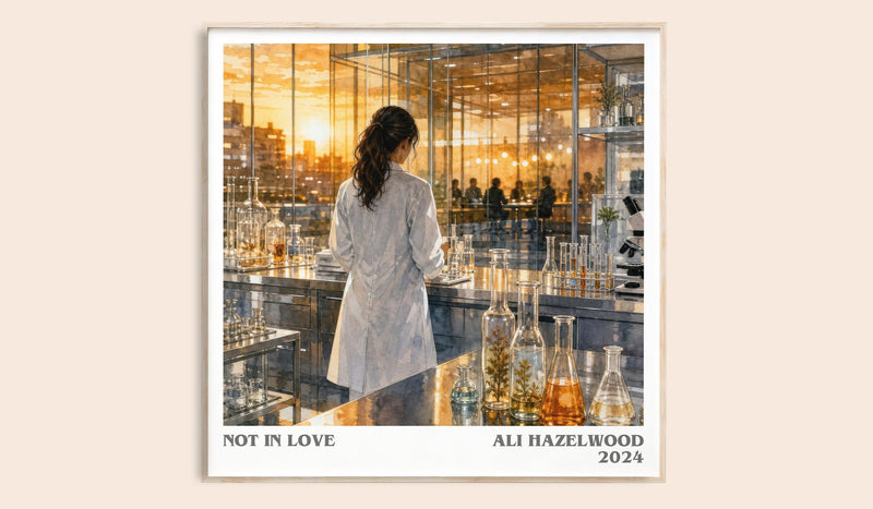 Not In Love Literary Art Print by Ali Hazelwood