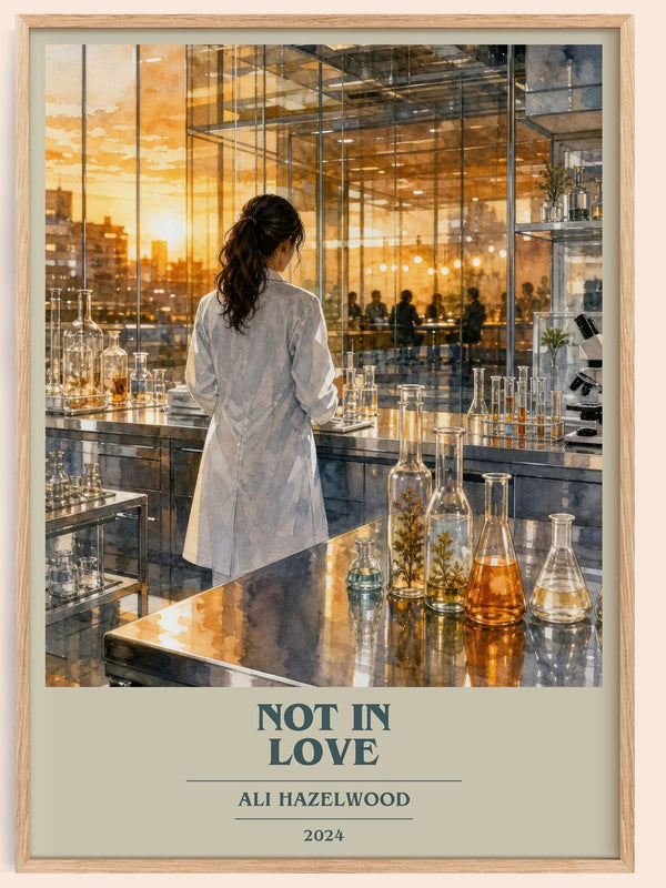 Not In Love Book Cover Poster by Ali Hazelwood