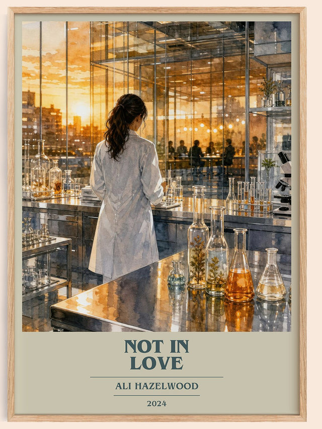 Not In Love Book Cover Poster by Ali Hazelwood