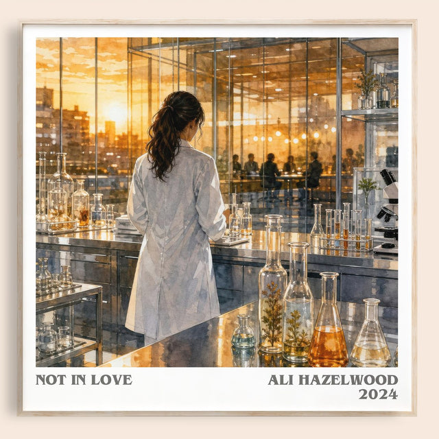 Not In Love Literary Art Print by Ali Hazelwood