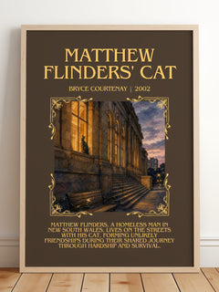 Matthew Flinders' Cat Minimalist Book Poster by Bryce Courtenay – image 2