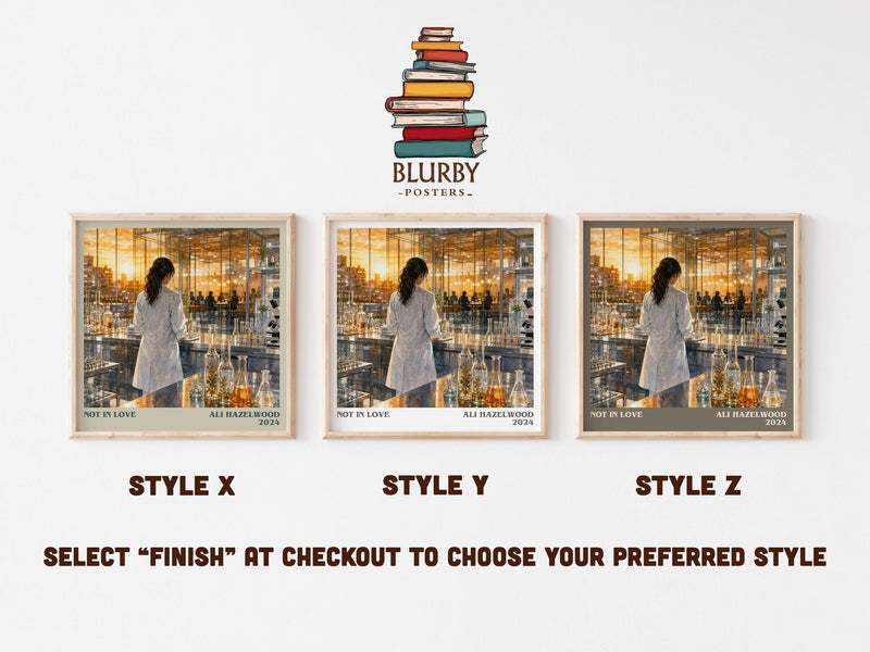Not In Love Literary Art Print by Ali Hazelwood