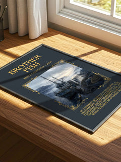 Brother Fish Minimalist Book Poster by Bryce Courtenay – image 4