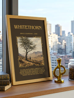 Whitethorn Minimalist Book Poster by Bryce Courtenay – image 3