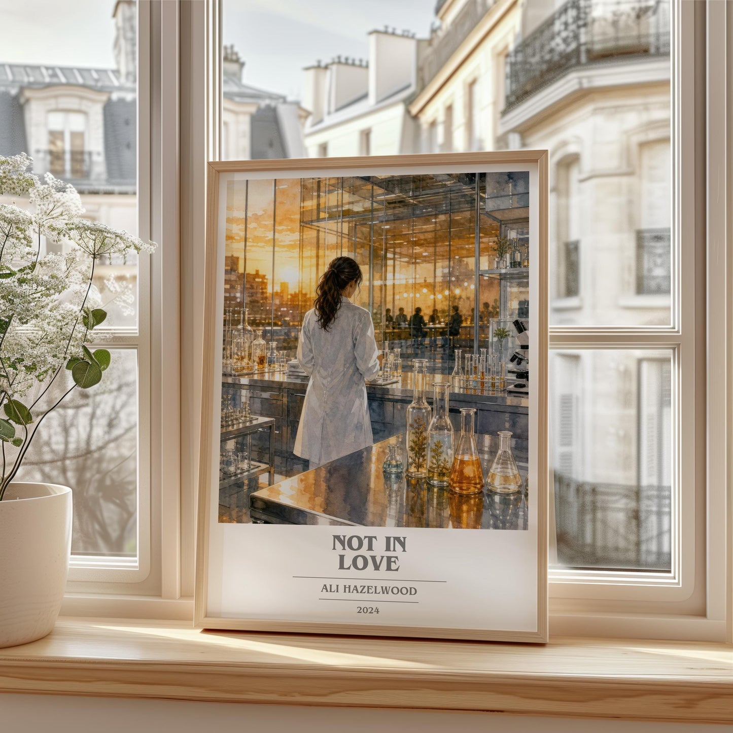 Not In Love Book Cover Poster by Ali Hazelwood