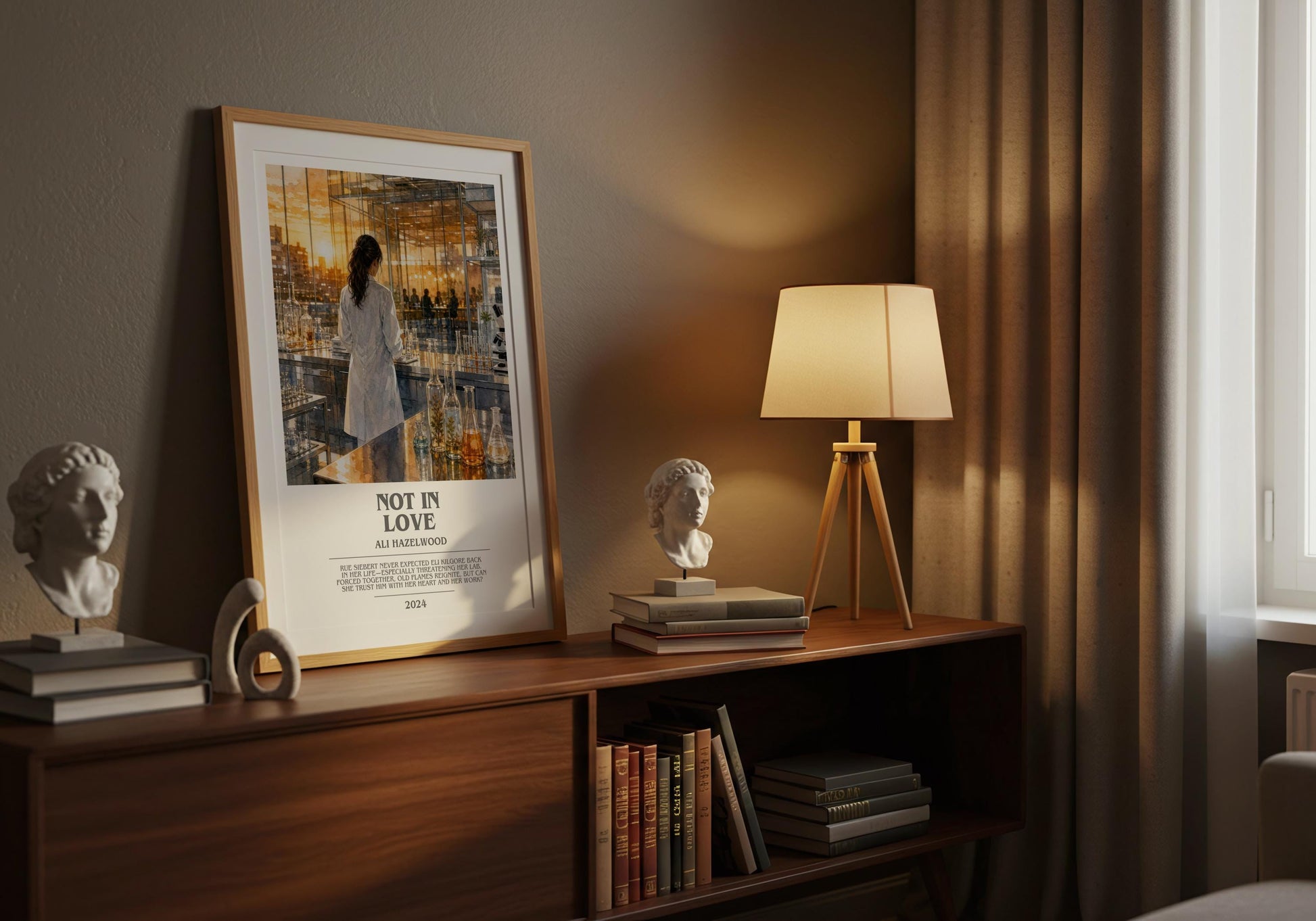 Not In Love Bookish Wall Art by Ali Hazelwood