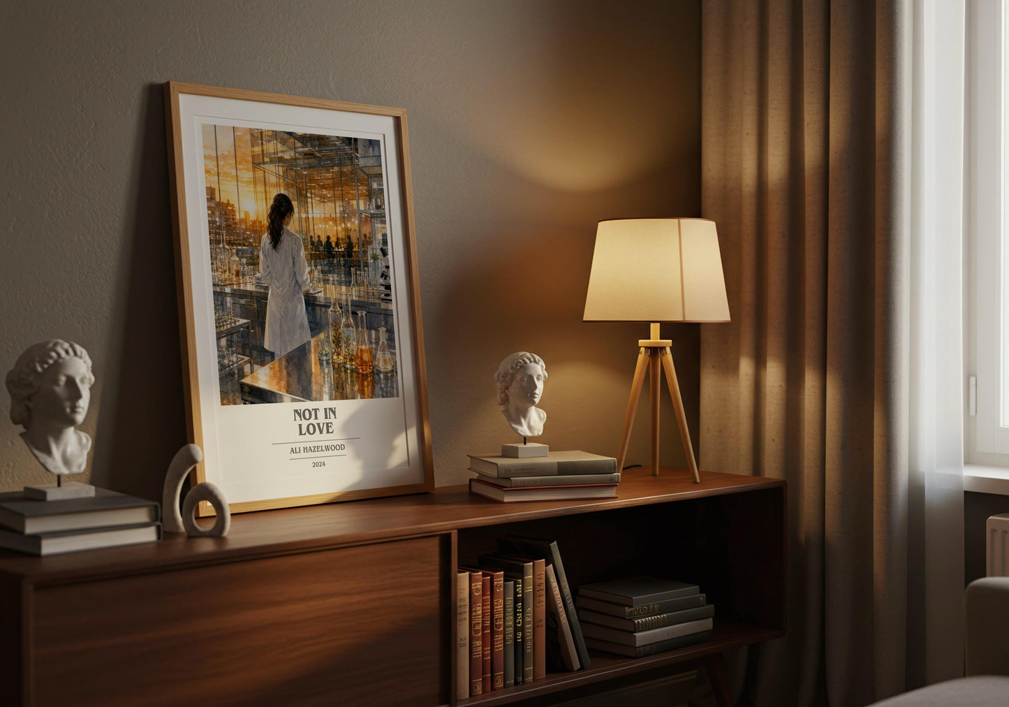 Not In Love Book Cover Poster by Ali Hazelwood