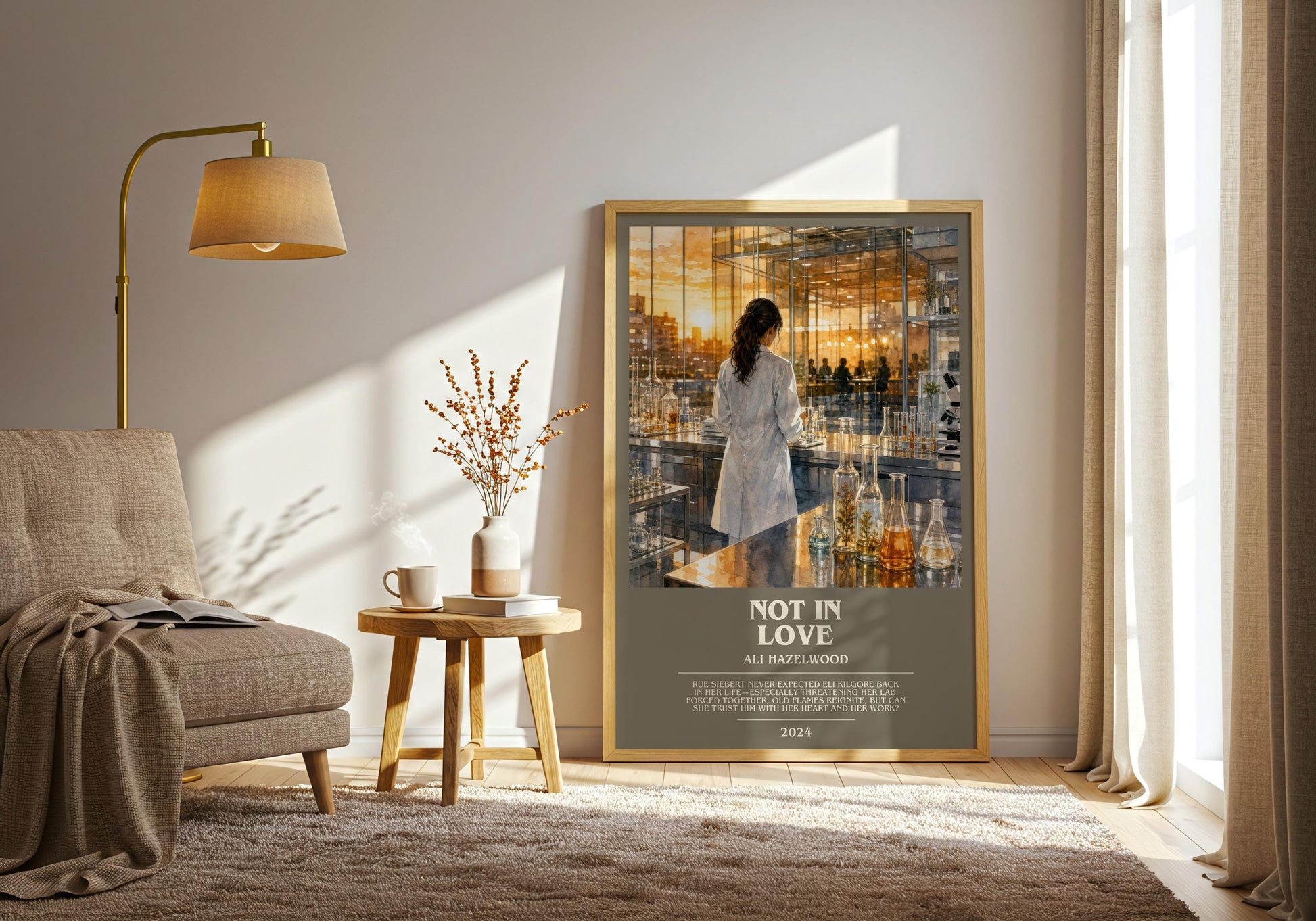 Not In Love Bookish Wall Art by Ali Hazelwood