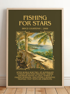 Fishing For Stars Minimalist Book Poster by Bryce Courtenay – image 2