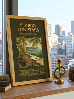 Fishing For Stars Minimalist Book Poster by Bryce Courtenay – image 3