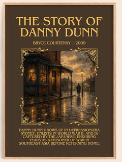 The Story Of Danny Dunn Minimalist Book Poster by Bryce Courtenay – image 1