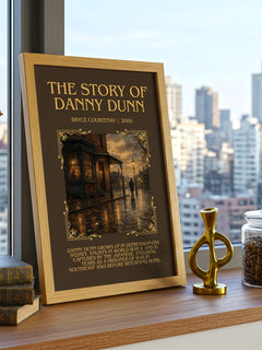 The Story Of Danny Dunn Minimalist Book Poster by Bryce Courtenay – image 3