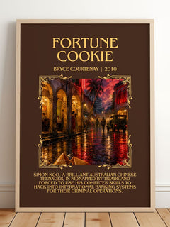 Fortune Cookie Minimalist Book Poster by Bryce Courtenay – image 2