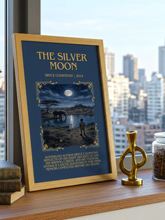 The Silver Moon Minimalist Book Poster by Bryce Courtenay – image 3