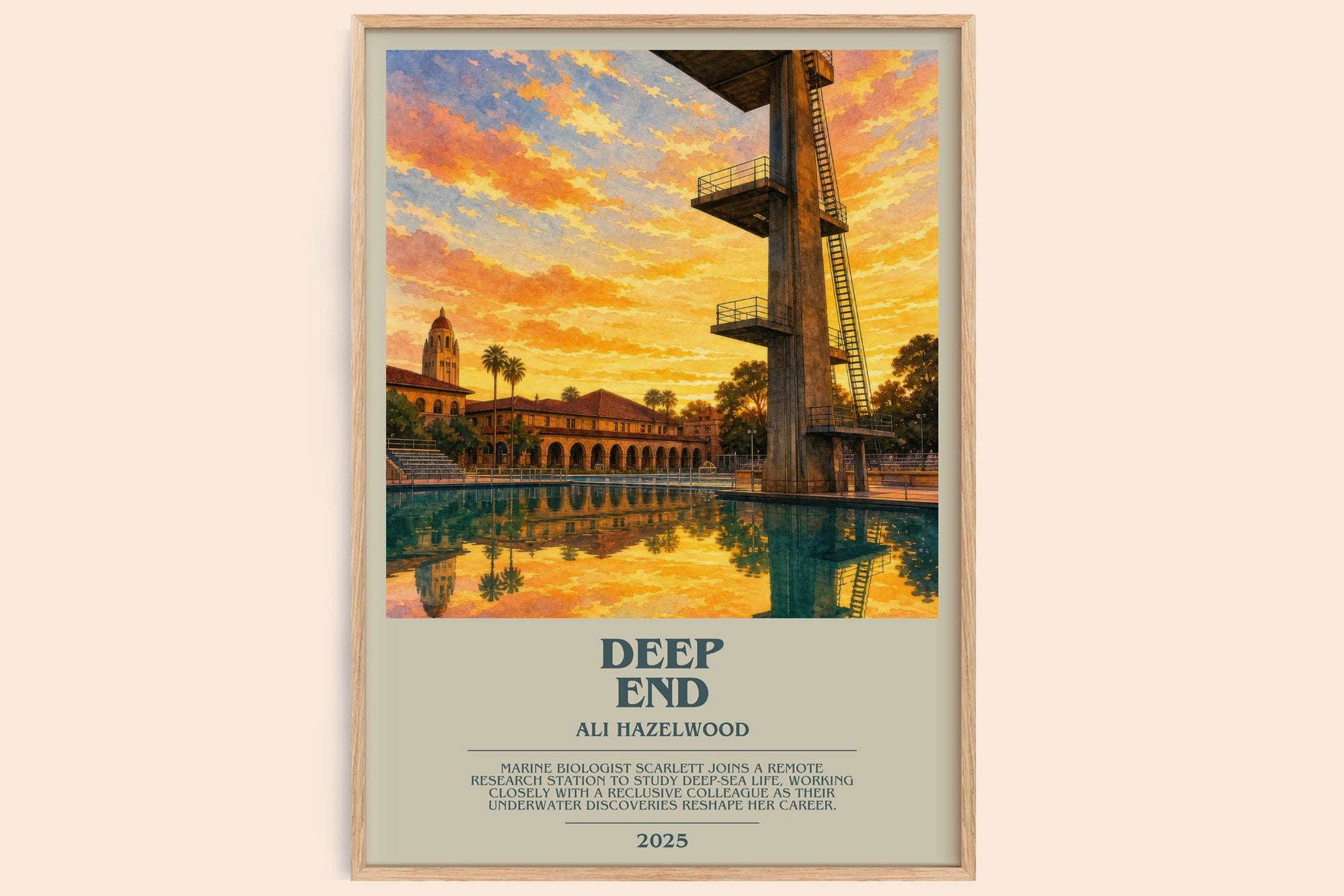 Deep End Bookish Wall Art by Ali Hazelwood