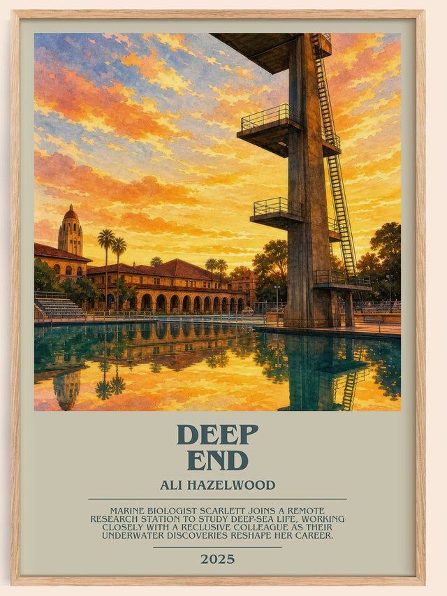 Deep End Bookish Wall Art by Ali Hazelwood