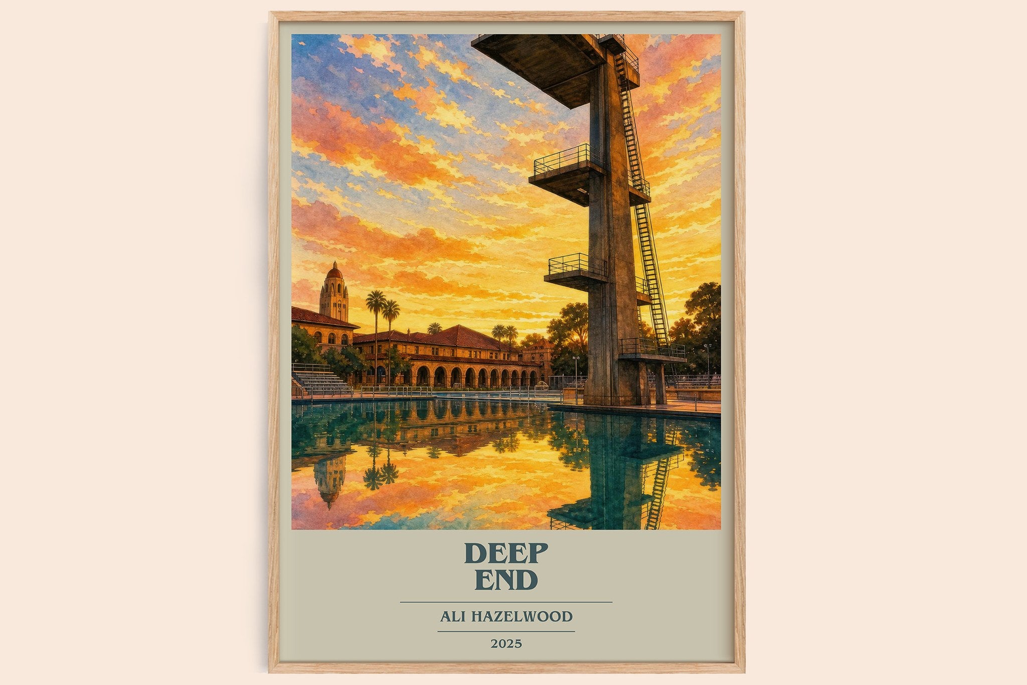 Deep End Book Cover Poster by Ali Hazelwood