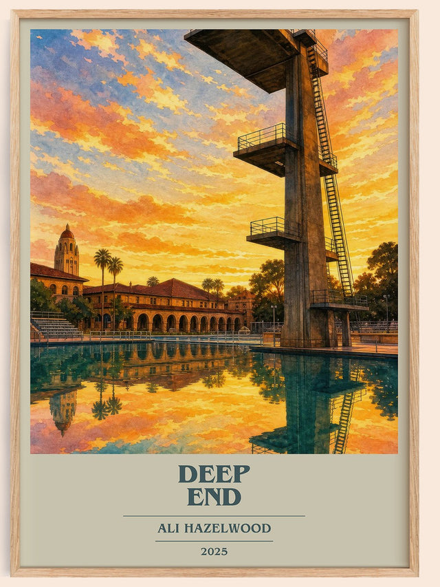 Deep End Book Cover Poster by Ali Hazelwood