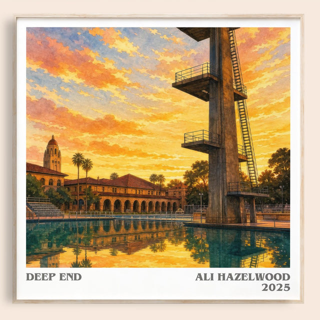 Deep End Literary Art Print by Ali Hazelwood