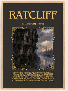 Ratcliff Minimalist Book Poster by C.J. Sansom – image 1