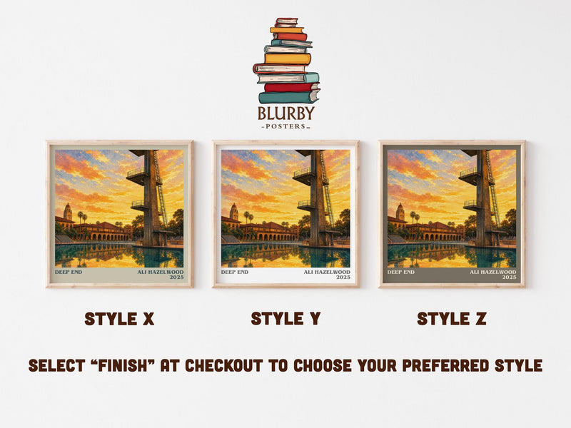 Deep End Literary Art Print by Ali Hazelwood