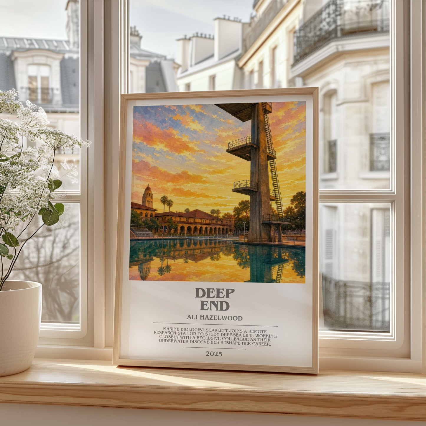 Deep End Bookish Wall Art by Ali Hazelwood