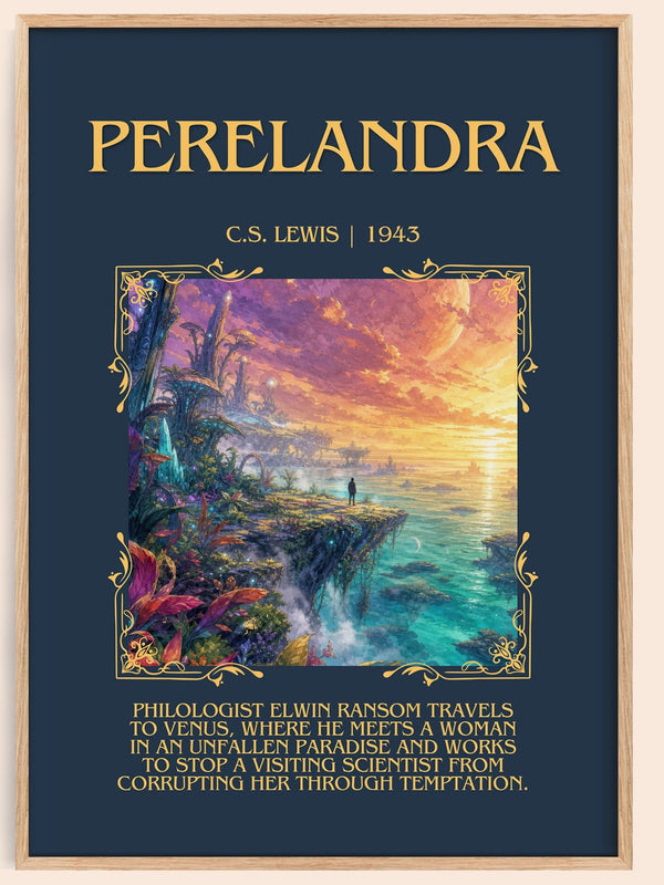 Perelandra Minimalist Book Poster by C.S. Lewis – book poster