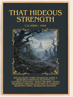 That Hideous Strength Minimalist Book Poster by C.S. Lewis – image 1