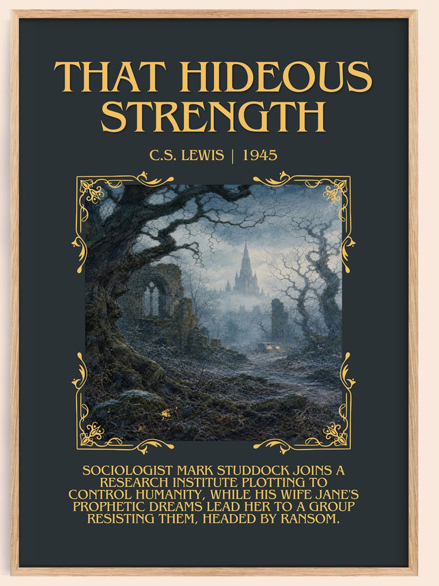 That Hideous Strength Minimalist Book Poster by C.S. Lewis