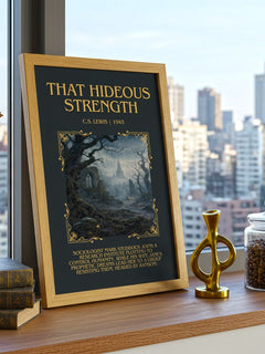 That Hideous Strength Minimalist Book Poster by C.S. Lewis – image 3