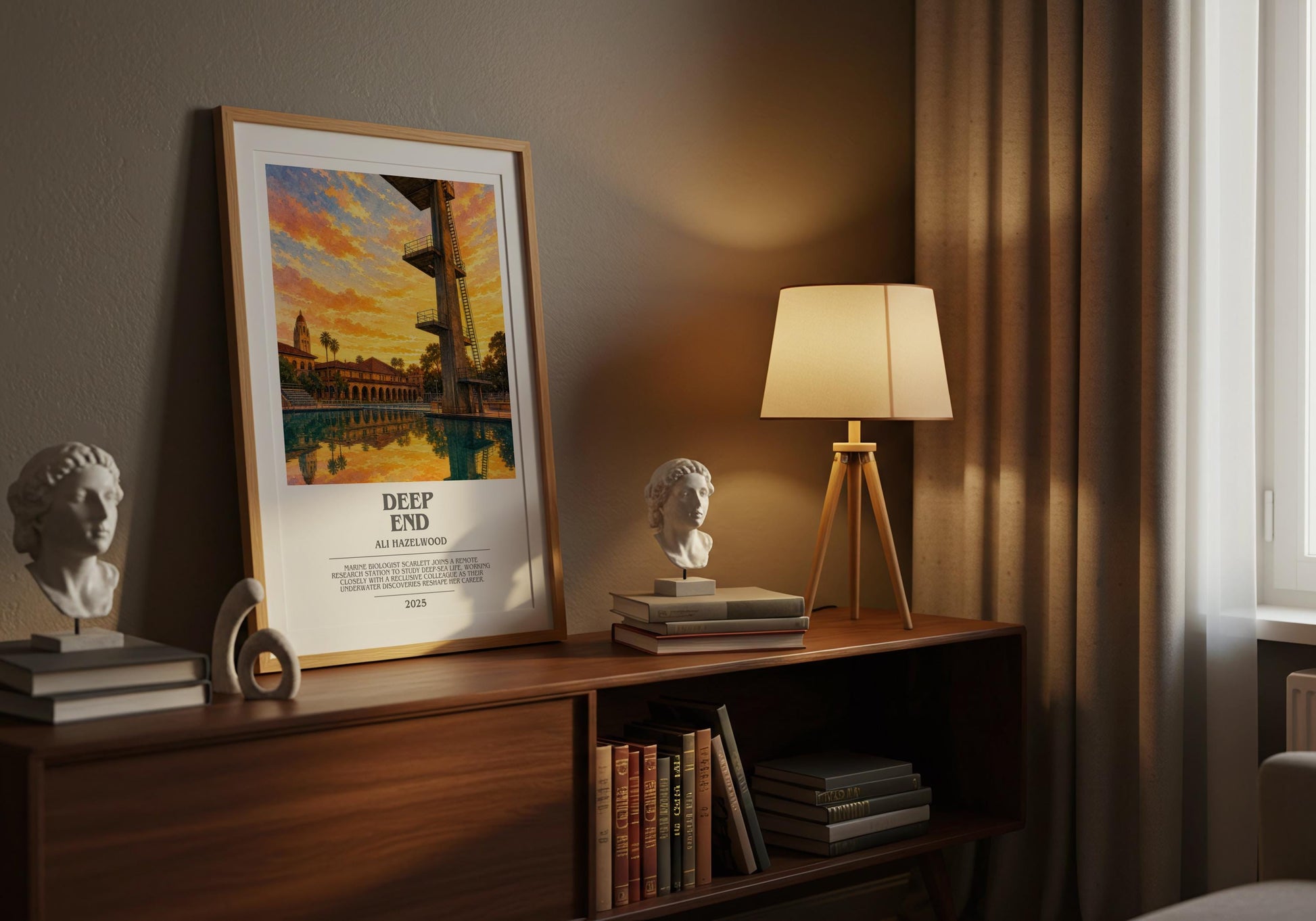 Deep End Bookish Wall Art by Ali Hazelwood