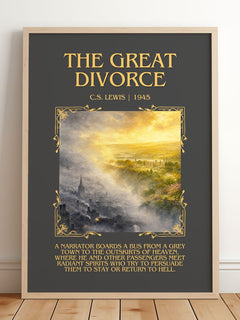 The Great Divorce Minimalist Book Poster by C.S. Lewis – image 2