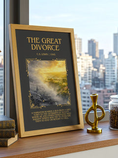 The Great Divorce Minimalist Book Poster by C.S. Lewis – image 3