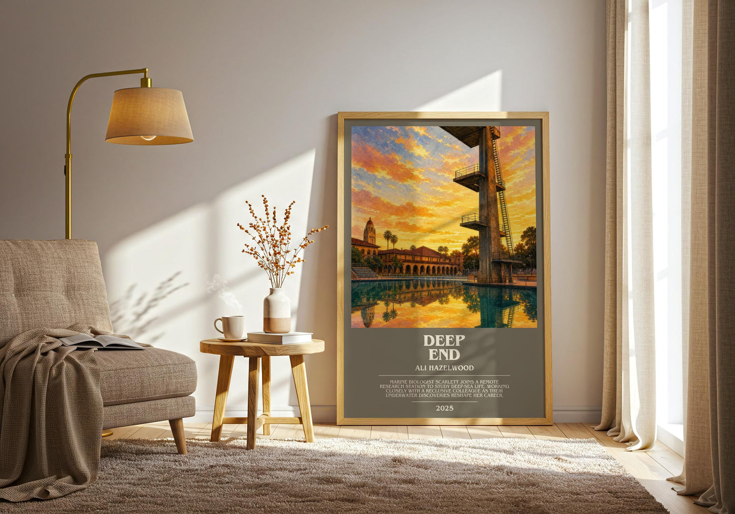 Deep End Bookish Wall Art by Ali Hazelwood