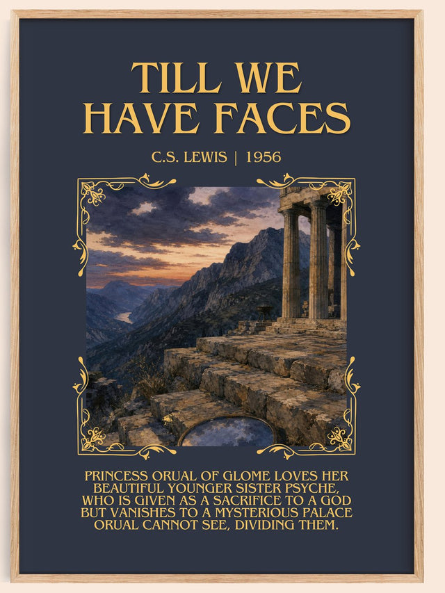 Till We Have Faces Minimalist Book Poster by C.S. Lewis