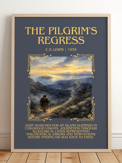 The Pilgrim'S Regress Minimalist Book Poster by C.S. Lewis – image 2