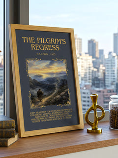 The Pilgrim'S Regress Minimalist Book Poster by C.S. Lewis – image 3