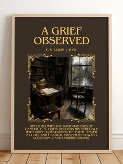 A Grief Observed Minimalist Book Poster by C.S. Lewis – image 2