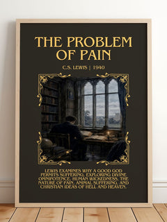 The Problem Of Pain Minimalist Book Poster by C.S. Lewis – image 2