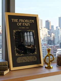 The Problem Of Pain Minimalist Book Poster by C.S. Lewis – image 3