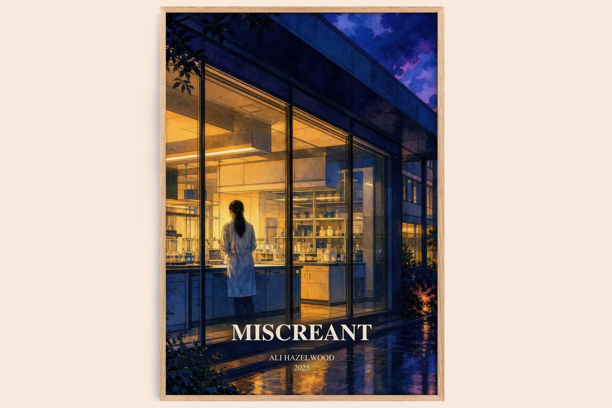 Miscreant Book Watercolour Illustration by Ali Hazelwood