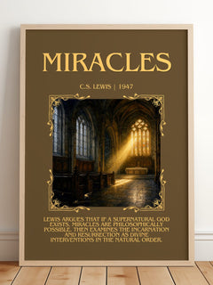 Miracles Minimalist Book Poster by C.S. Lewis – image 2