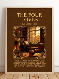 The Four Loves Minimalist Book Poster by C.S. Lewis – image 2
