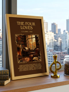 The Four Loves Minimalist Book Poster by C.S. Lewis – image 3