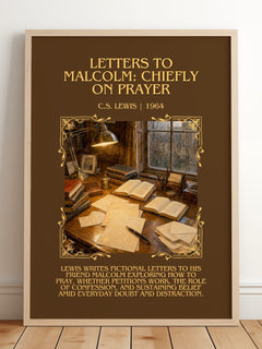 Letters To Malcolm: Chiefly On Prayer Minimalist Book Poster – C. – image 2