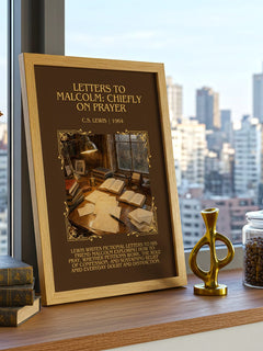 Letters To Malcolm: Chiefly On Prayer Minimalist Book Poster – C. – image 3